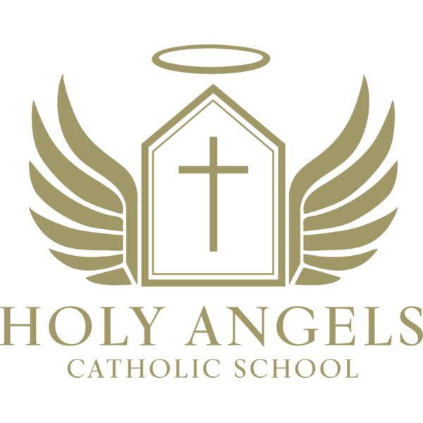Holy Angels Catholic School Logo - 1 Color Thumbnail